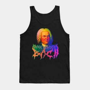 Bach Metal Tie Dye  - Johann Sebastian Bach Psychedelic Graphic Tank Top